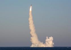 Осуществлен успешный залповый запуск подводным ракетоносцем «Юрий Долгорукий»
