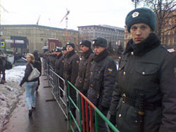 Полиция оцепила Лубянскую площадь, где должен был пройти митинг оппозиции