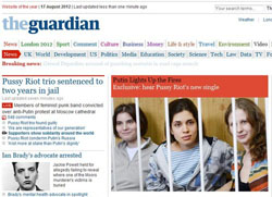 The Guardian:     Pussy Riot  