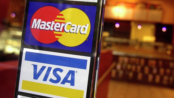 :  Visa  MasterCard     1 