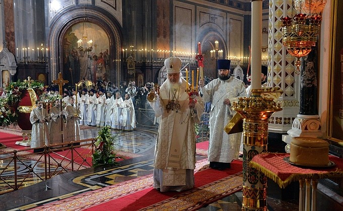Поздравление с православной Пасхой