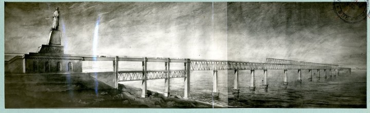 Проект моста через Керченский пролив 1949 года