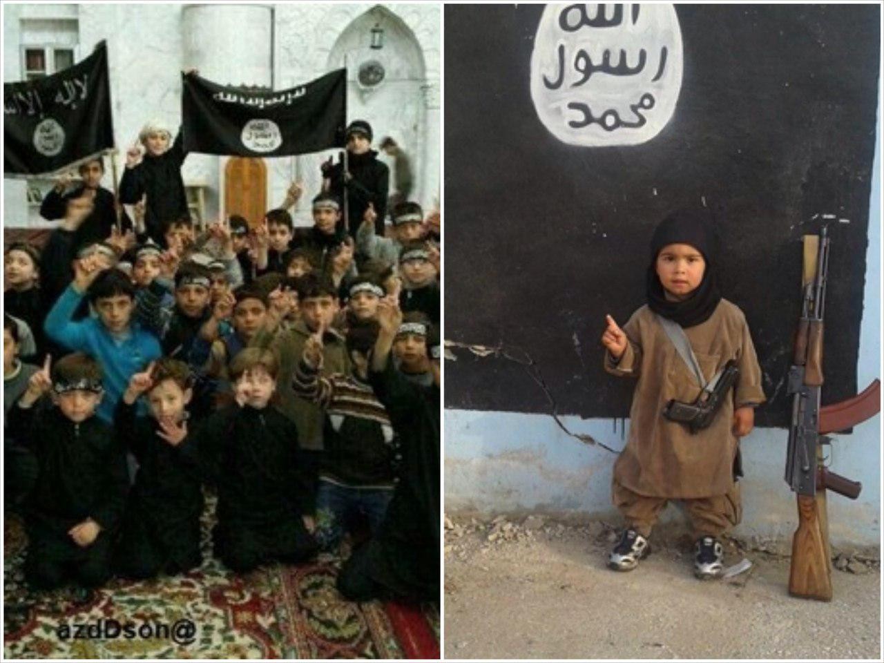 Где живут семьи террористов. Исламское государство дети. Исламские террористы дети.