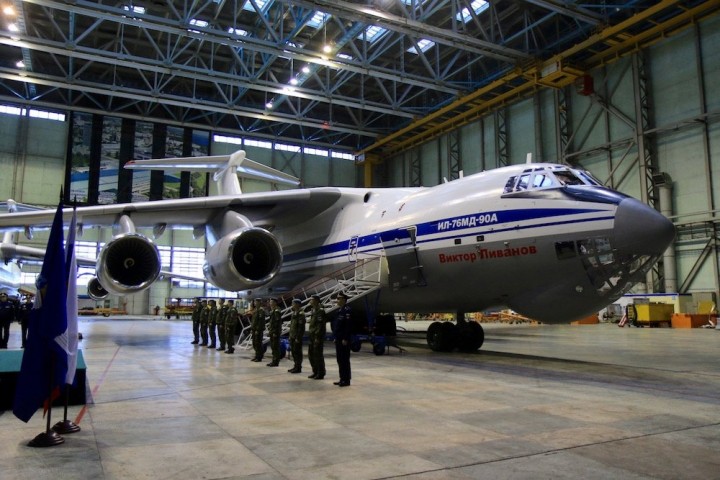 Ульяновцы передали ВТА первый самолет Ил-76МД-90А  "Виктор Ливанов"