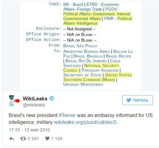 WikiLeaks     . .     