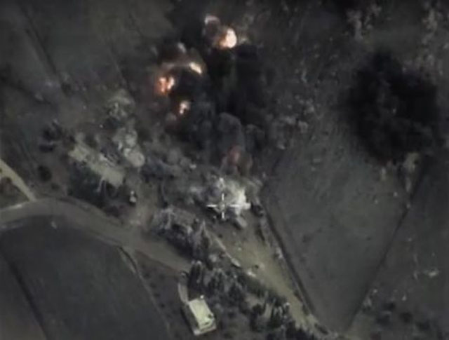 Операция «Возмездие»: ВКС России вбивают в землю боевиков, сбивших вертолет Ми-8