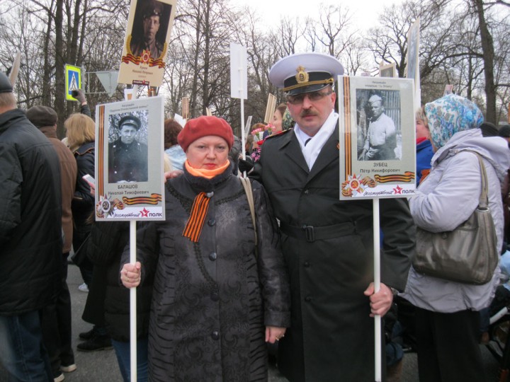 Бессмертный полк в г.Пушкин (Санкт-Петербург)
