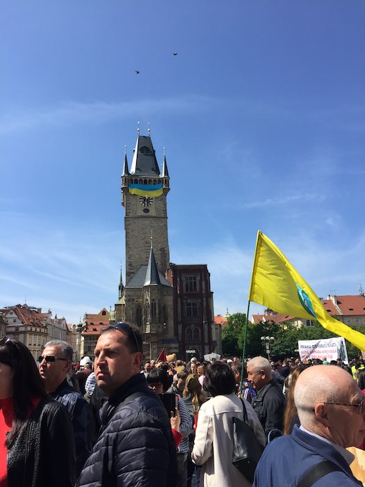 Бессмертный полк в Праге и провокация украинцев, 08.05.2019