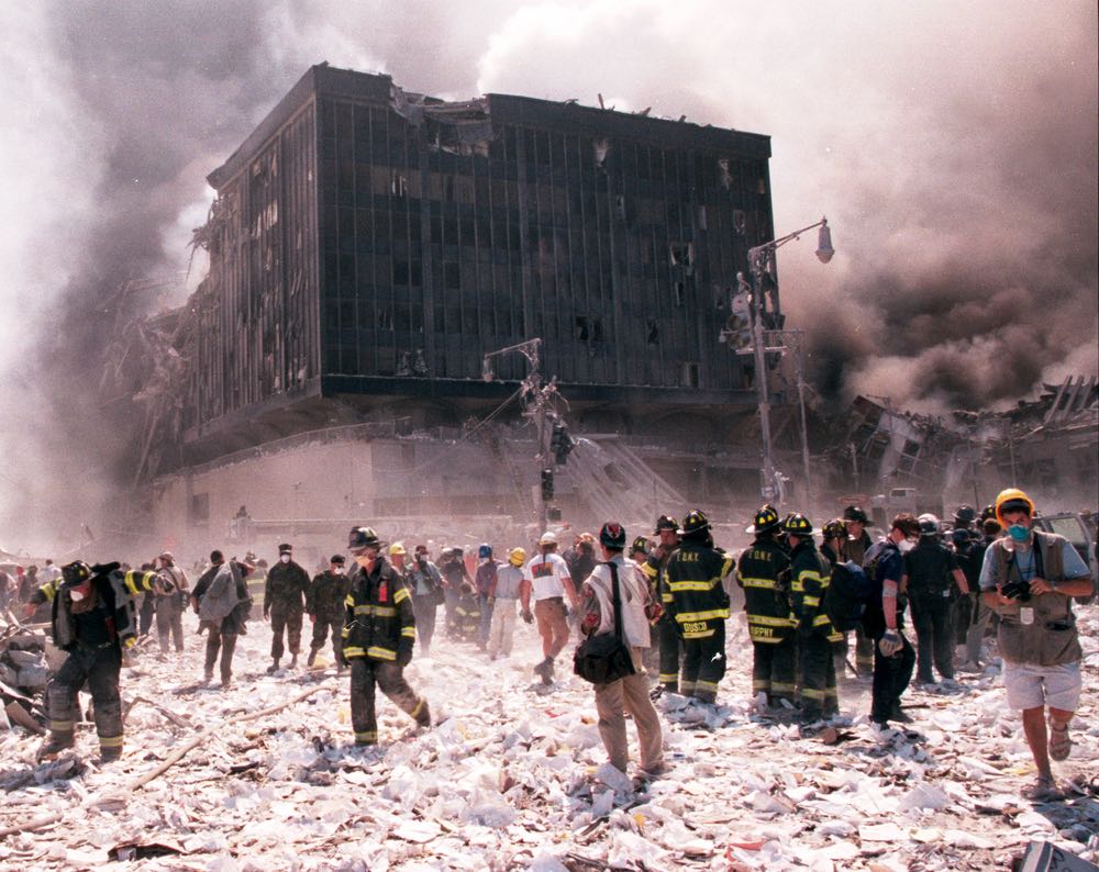 Манхэттен после теракта 11 сентября