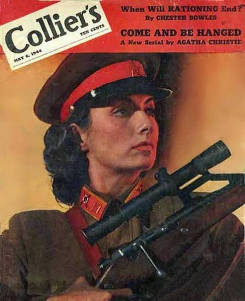 Обложка журнала «Кольерс», 1944 г.