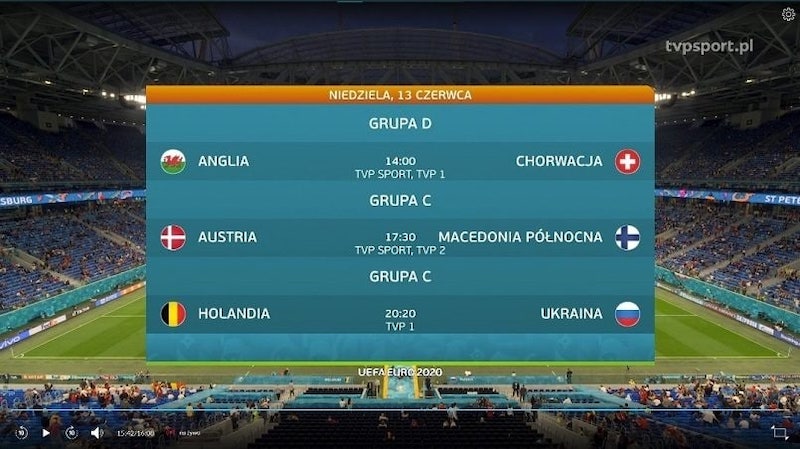 Польское ТВ перепутало флаги на Евро-2020