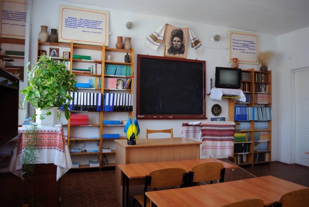 Оформление школьного класса в Киеве