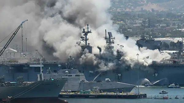 В США предъявлено обвинение матросу в поджоге военного корабля