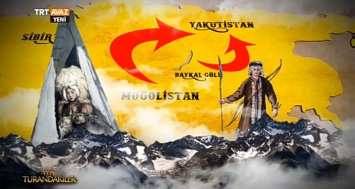 Якутистан на турецкой версии карты России
