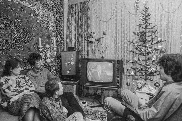 Рейган поздравляет советских людей с Новым годом, 1988 г.