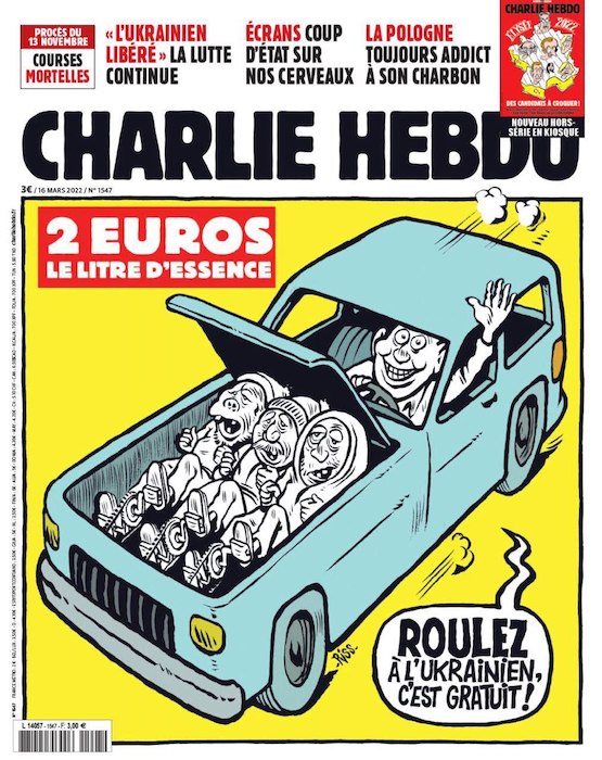 На обложке Charlie Hebdo унизили украинцев