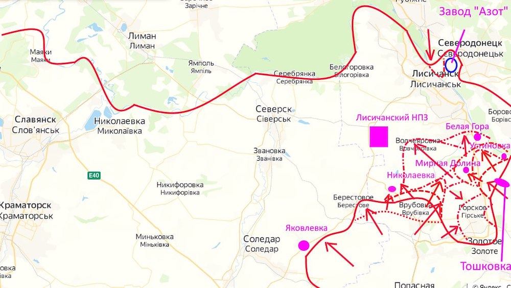 «Лисичанско-Северодонецкий котел»: «схлопывание» обороны ВСУ, или плановый отход?