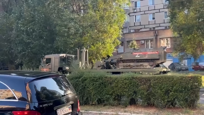 В Донецк прислали робот для разминирования «Уран-6»