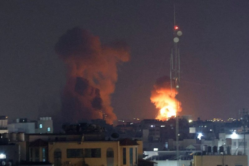Ракетные удары по Газе