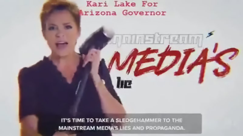 Трампистка Кери Лейк показала своё отношение к основным СМИ