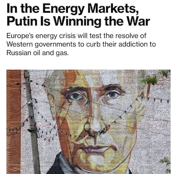Россия побеждает на энергетических рынках - Bloomberg