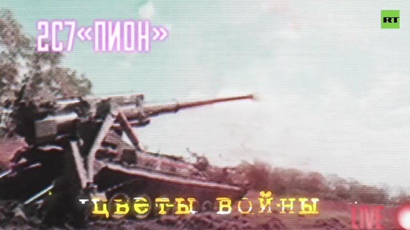 Артиллерийская установка «Пион» в ходе спецоперации на Украине