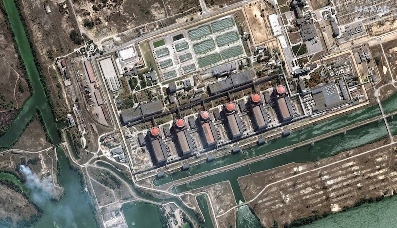 Актуальные спутниковые снимки Запорожской АЭС
