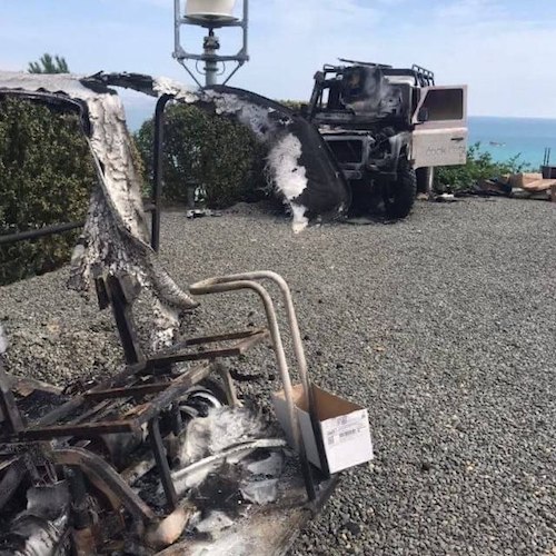Машину Дмитрия Киселёва сожгли в Крыму
