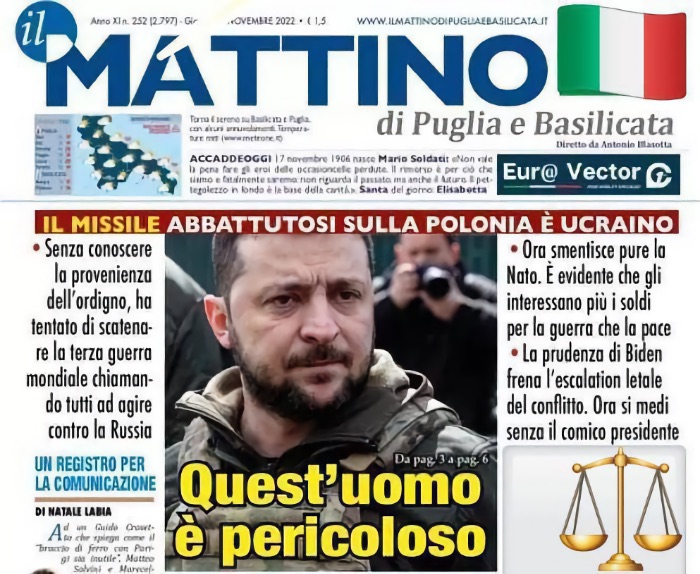 Итальянская пресса: «Этот человек опасен»