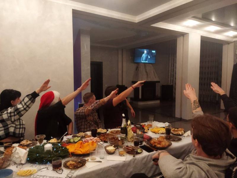 Украинцы встречают Новый год