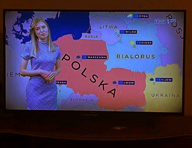 Погода на польском телевидении