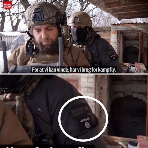 Символика ИГИЛ на иностранных наёмниках на Украине