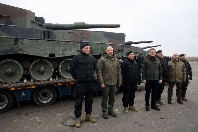Украина получила первые танки Leopard