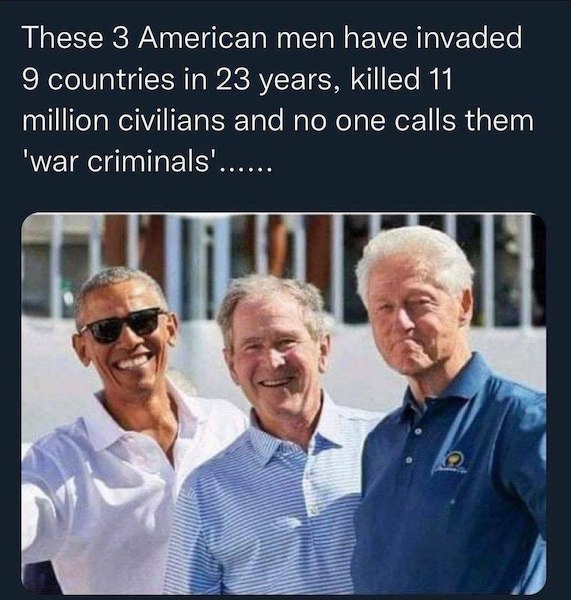 Эти три американца напали на 9 стран и убили 11 млн. человек