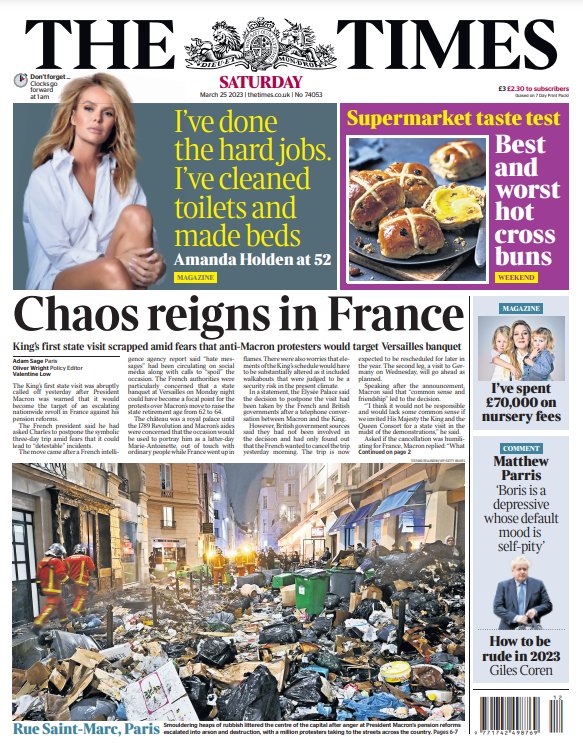 «Во Франции царит хаос» - The Times