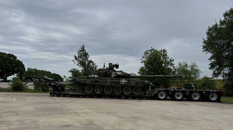 Российский Т-90 был замечен в штате Луизиана