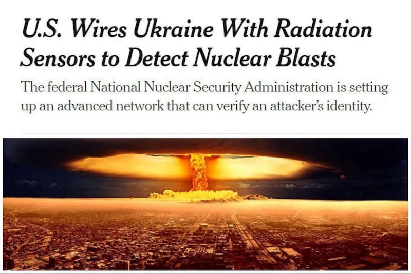 США отправляют на Украину радиационные датчики для обнаружения ядерных взрывов - New York Times