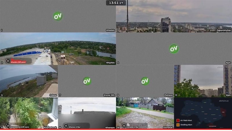 В Киеве отключают уличные камеры