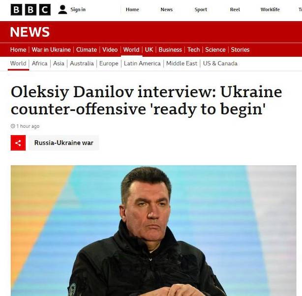 Украина готова начать контрнаступление — Данилов