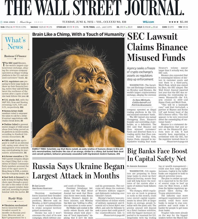    The Wall Street Journal    Homo naledi