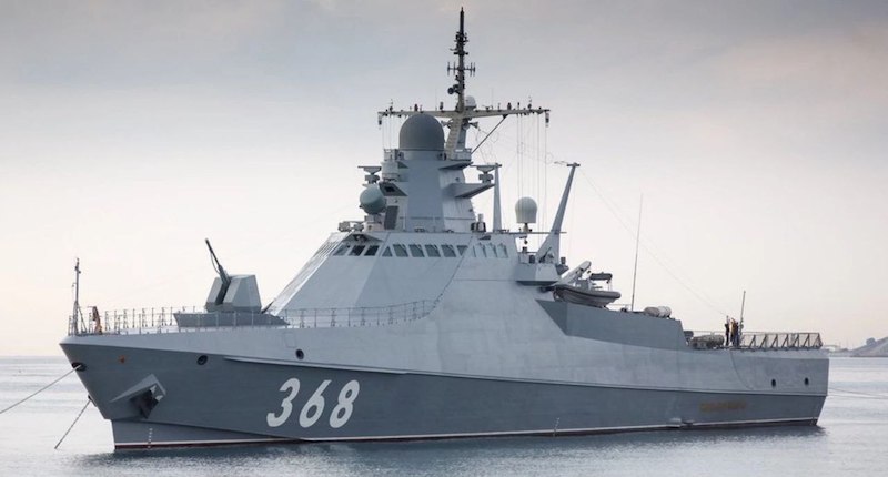 Корабль «Сергей Котов» отбил атаку гидроциклов-беспилотников