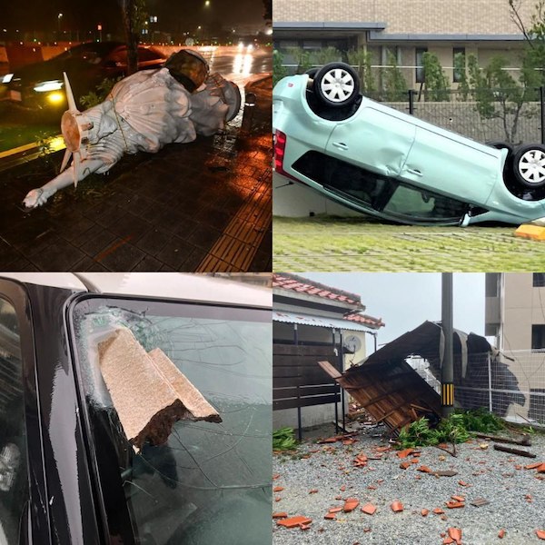 На Японию обрушился тайфун «Ханун» 💨