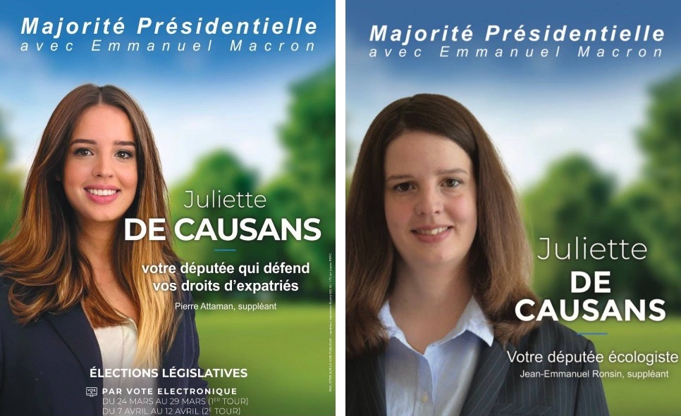 Во Франции кандидат в сенаторы отфотошопила предвыборную фотографию