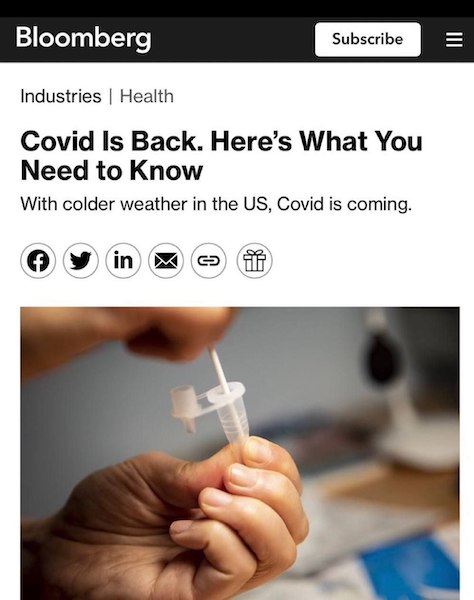 Bloomberg пугает американцев коронавирусом