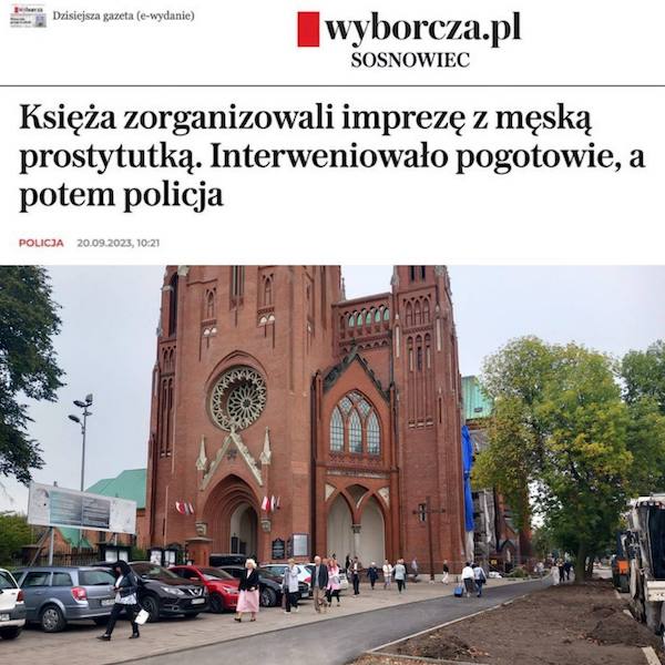 В Польше гей-оргия священников закончилась передозом виагры