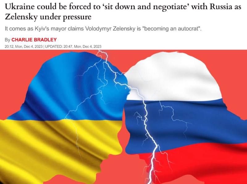 Великобритания будет принуждать Украину на переговоры с Россией