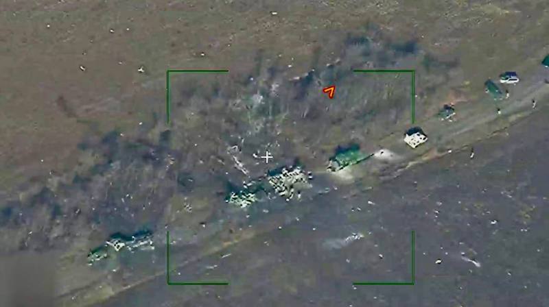 Уничтожение С-300 ВСУ (по другим данным, ПВО Patriot)