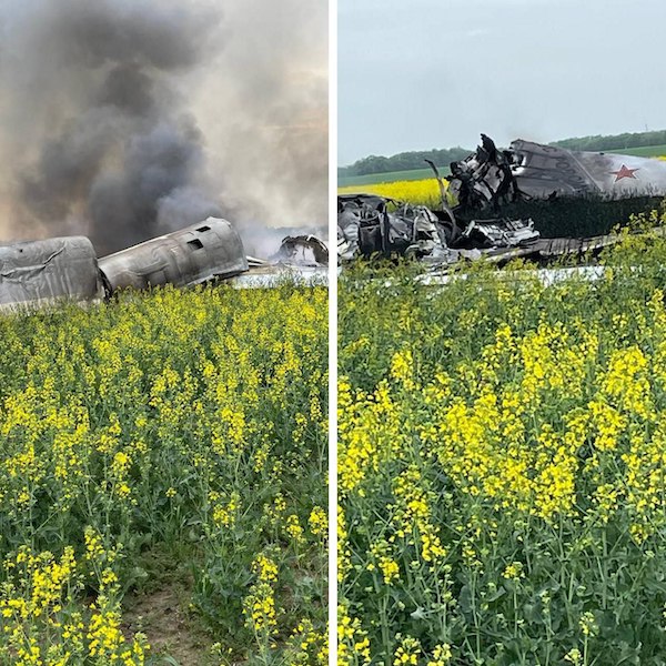 В Ставропольском крае упал самолет Ту-22М3 ВКС РФ