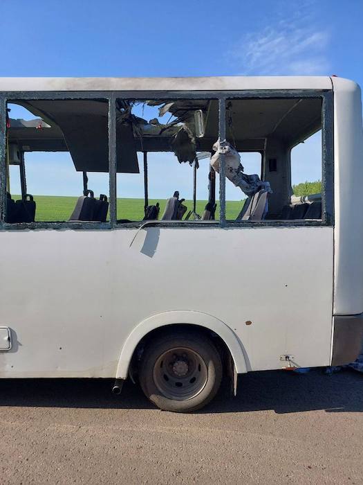 Боевики ВСУ атаковали автобус с гражданскими под Белгородом