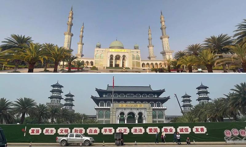 Последняя крупная мечеть в Китае лишилась своих куполов